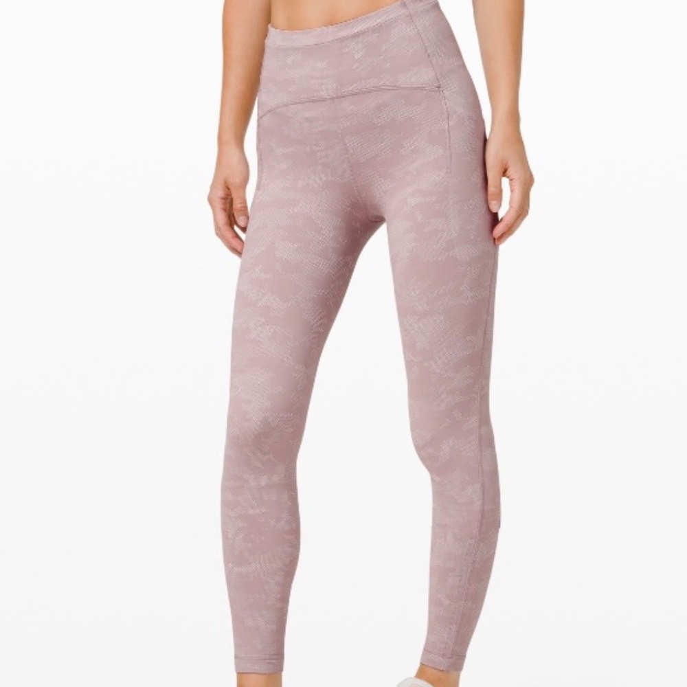 Lululemon Swift Speed High Rise Tight 28" in Heritage Camo Jacquard